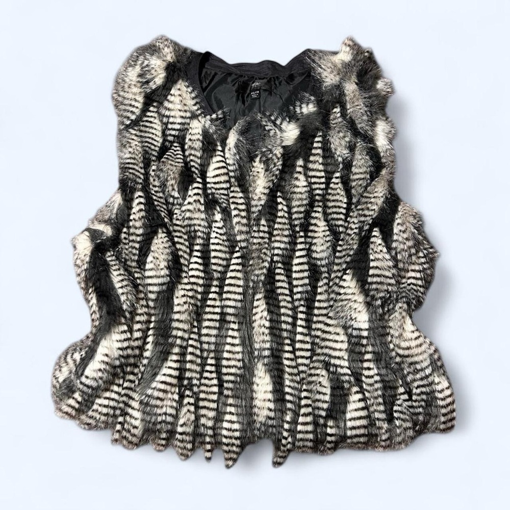 Grunge White Raccoon Fur Vest by Mossimo!